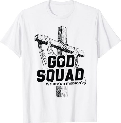 MABC God Squad Black Text Tee Shirt