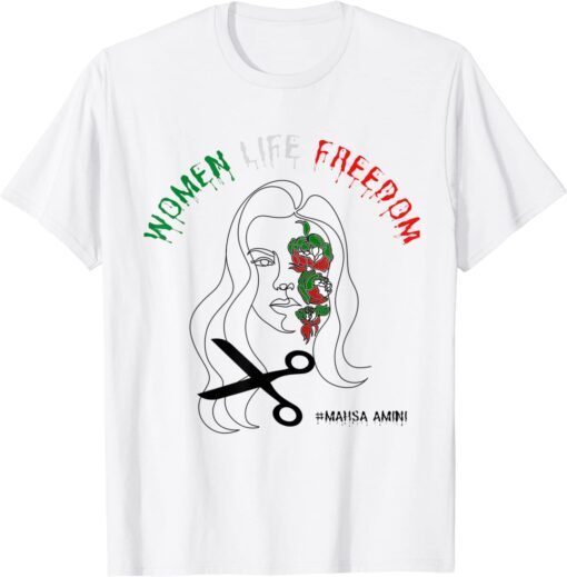 Mahsa Amini Women Rights Life Freedom Tee Shirt