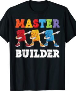 Master Builder funny Building Blocks Bricks Tee Shirt