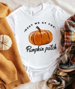 Meet me at the pumpkin patch Halloween Tee Shirt