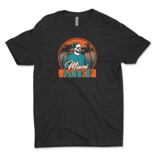 Miami Mike Miami Football Tee Shirt