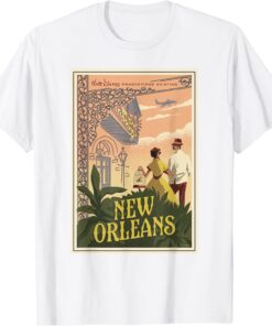 Mickey Mouse One : Walt’s Plane - Travel Poster New Orleans Tee Shirt