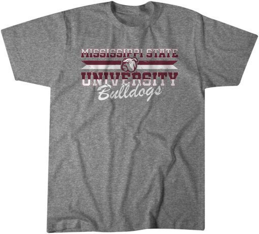 Mississippi State Bulldogs: University Throwback Tee Shirt