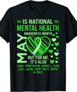 National Mental Health Awareness Month Supporter Graphic Tee Shirt