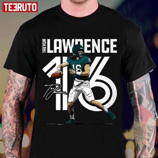 Number 16 Trevor Lawrence 2022 shirt