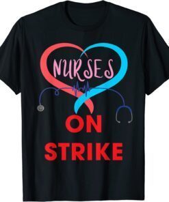 Nurses On Strike Minnesota Patients Before Profits Tee Shirt