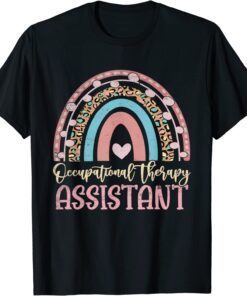 Occupational Therapy Assistant OTA Appreciation Cute Rainbow Tee Shirt