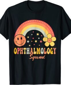 Ophthalmology Squad Rainbow Ophthalmology Appreciation Tee Shirt