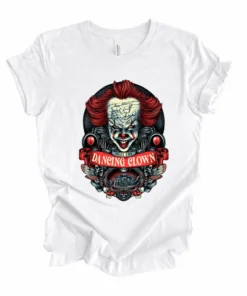 Pennywise Clown IT Horror Movie Halloween Tee Shirt