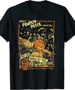 Pete's Pumpkin Patch ,Vintage Halloween Horror Clothing Tee Shirt