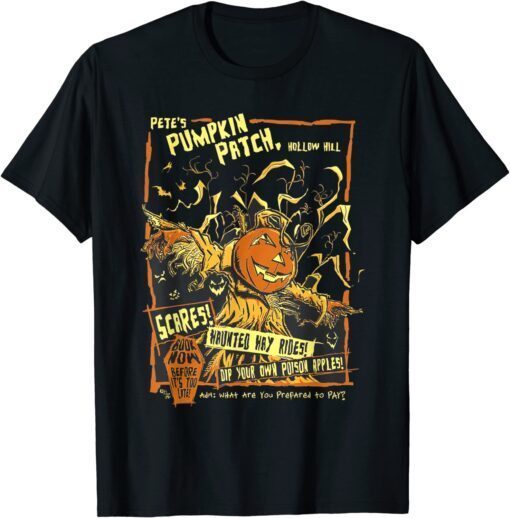 Pete's Pumpkin Patch ,Vintage Halloween Horror Clothing Tee Shirt