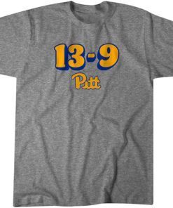 Pitt Football: 13-9 Tee Shirt