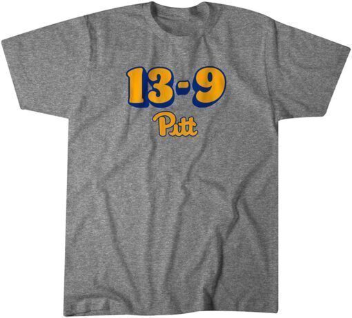 Pitt Football: 13-9 Tee Shirt