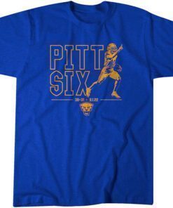 Pitt Football: M.J. Devonshire Pitt Six Tee Shirt