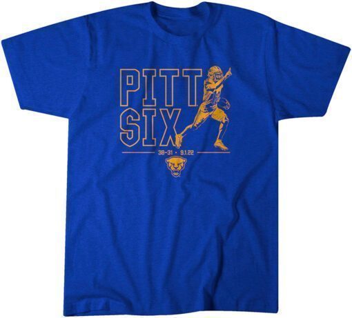 Pitt Football: M.J. Devonshire Pitt Six Tee Shirt