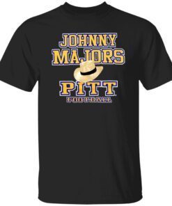 Pitt Panthers Johnny Majors Hat Tee Shirt