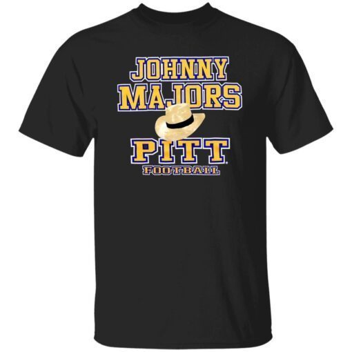 Pitt Panthers Johnny Majors Hat Tee Shirt