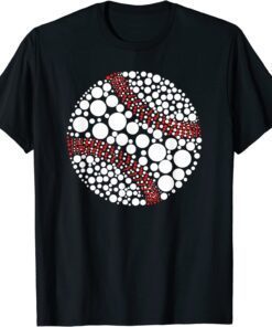 Polka Dot Baseball Lover Player International Dot Day Tee Shirt