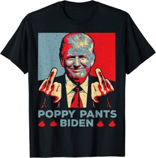 Poopy Pants Joe Biden, Anti Biden Trump 2024 Tee Shirt