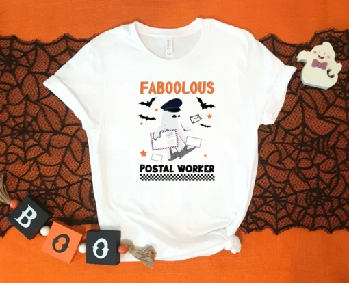 Postal Worker Halloween Tee Shirt