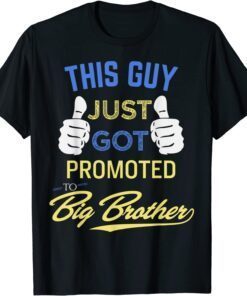 Promoted to Big Brother Birth Announcement Tee Shirt