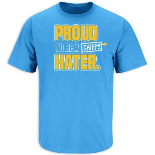 Proud to be a Chiefs Hater (Anti-Kansas City) LA Football Tee Shirt