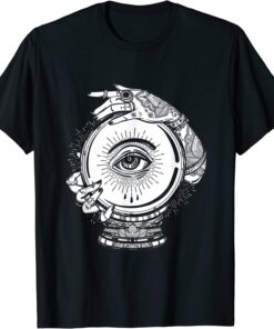 Psychic Crystal Ball Mystic Gypsy Fortune Teller Tee Shirt