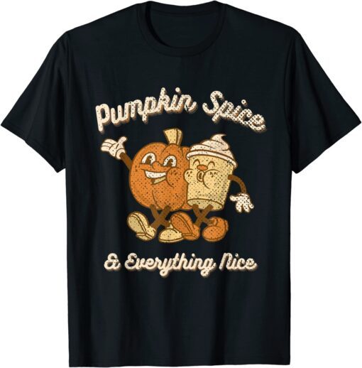 Pumpkin Spice Season Pumpkin Spice Latte Tee Shirt