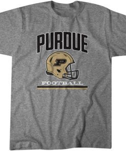 Purdue: Vintage Football Helmet Tee Shirt