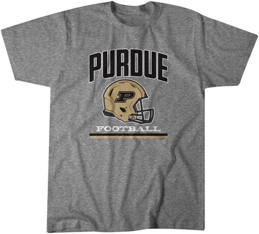 Purdue: Vintage Football Helmet Tee Shirt