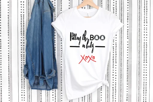 Putting the Boo in Booty Halloween Tee shirt