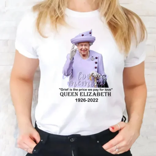 Queen Elizabeth 1926-2022 Thank You For The Memories Tee Shirt