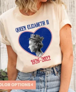 Queen Elizabeth Death 1926-2022 The Queen Rest In Peace Majesty Tee shirt