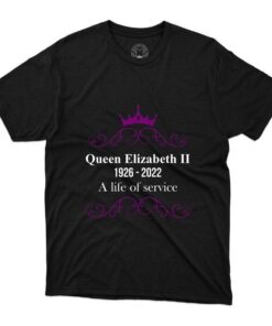 Queen Elizabeth II 1926-2022 A Life Of Service Tee Shirt