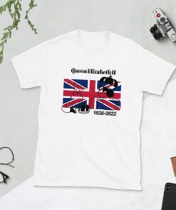 Queen Elizabeth II 1926-2022 Flag Of England Tee Shirt