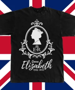Queen Elizabeth II 1926-2022 God Save The Queen Tee Shirt