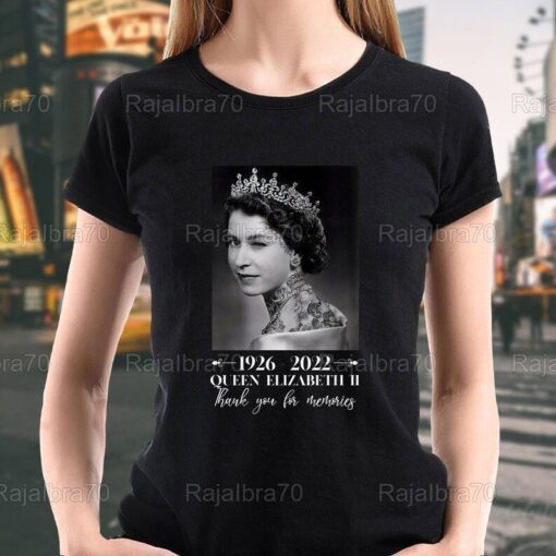 R.I.P Queen Elizabeth II 1926-2022 Thank You For Memories Tee Shirt