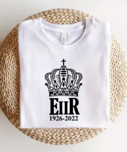 RIP Queen Elizabeth II 1926-2022 End of the Era EIIR Tee Shirt