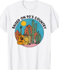 Raised On 90's Country Music Vintage Southern Western T-Shirt