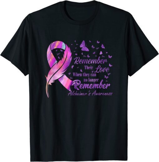 Remember Their Love Alzheimer's Awareness Tee Shirt