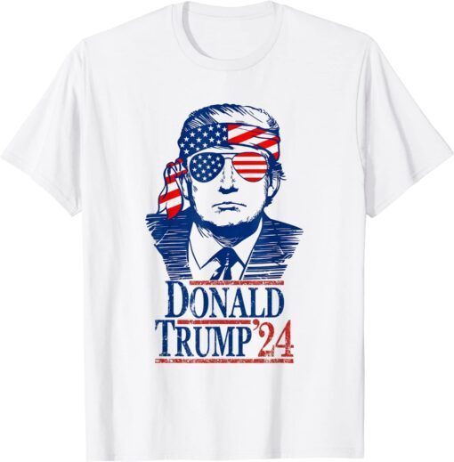 Republican Distressed Donald Trump 2024 Tee Shirt