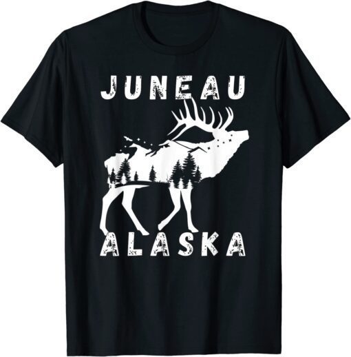 Retro Juneau Alaska Tee Shirt