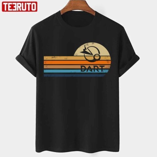 Retro Nasa Dart Double Asteroid Redirection Test Tee shirt