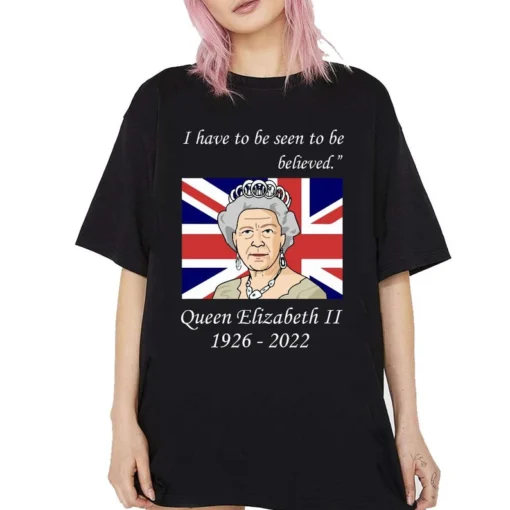 Rip Queen Elizabeth 1926-2022 Always in Our Hearts Rest In Peace Tee Shirt