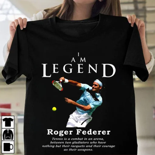 Roger Federer Thanks For The Memories Tee Shirt