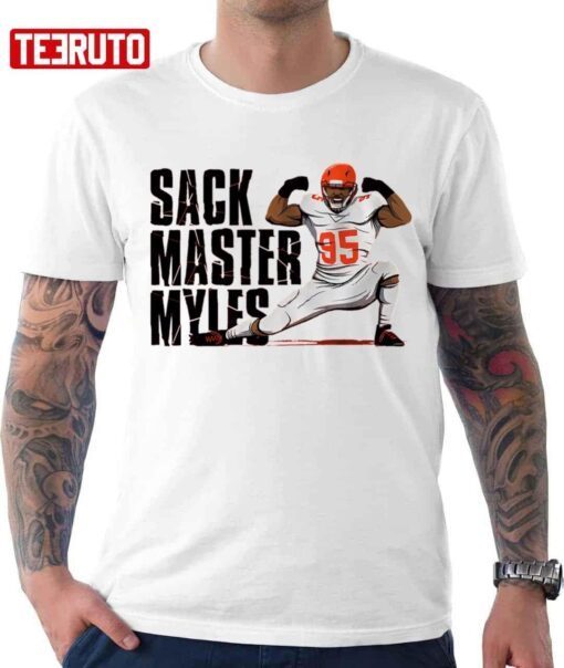 Sack Master Myles Garrett Tee Shirt