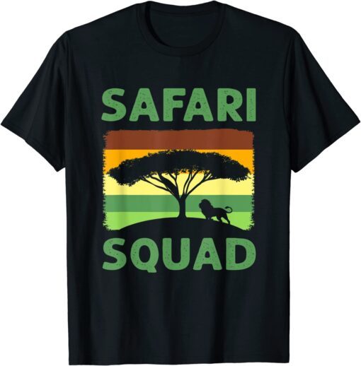 Safari Squad. Safari Family Vacation Tee Shirt