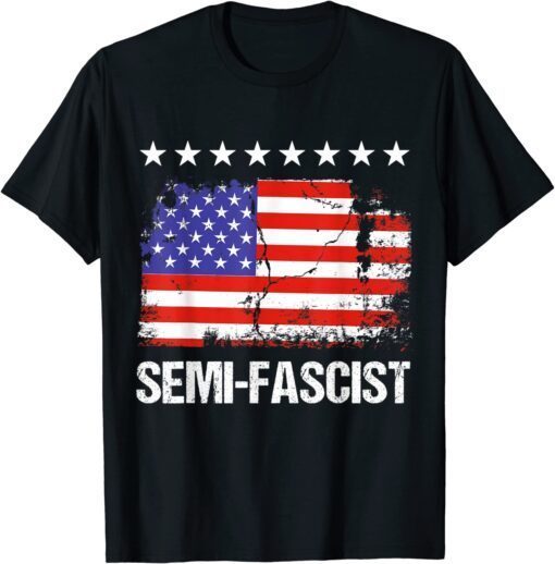 Semi-Fascist Funny Political Humor - Biden Quotes Tee Shirt