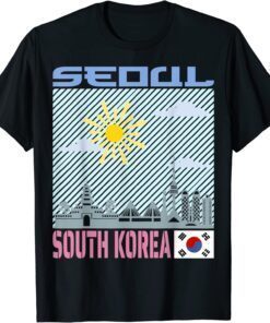 Seoul South Korea Skyline - Country City Skyline Landmark T-Shirt