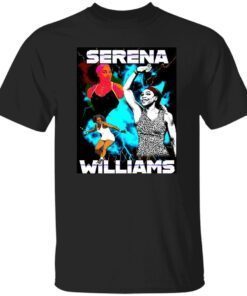 Serena williams custom drawing tennis pro Tee shirt